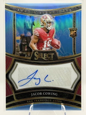 2024 Panini Select #RSP-JCG Jacob Cowing Rookie Signatures Light Blue Prizm #/49 - Image 1 of 2
