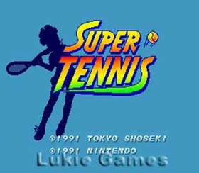SUPER TENNIS - SNES Super Nintendo Game