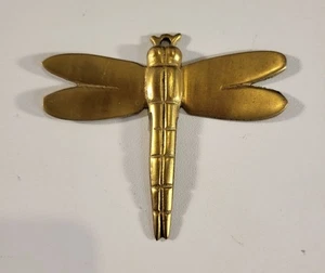 Restoration Hardware Brass Dragonfly Wall Art Hardware Gallery Wall Decorative - Bild 1 von 8