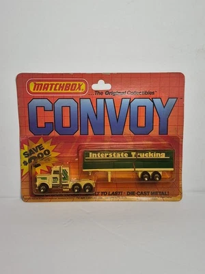 Vintage Matchbox 1983 Convoy Interstate Trucking In Packaging - Image 1 of 4