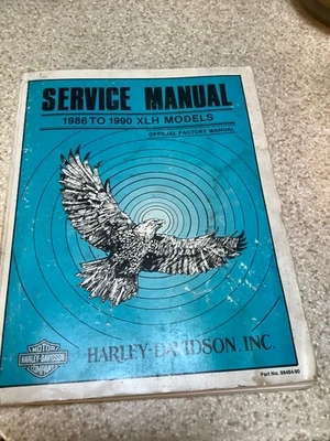 Harley Davidson Manual de servicio 1986 a 1990 modelos XLH 99484-90 Foto 1 de 3