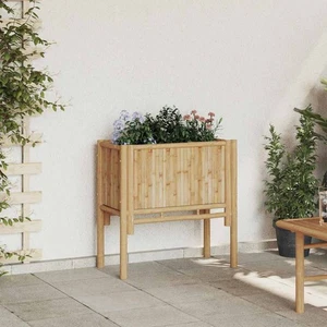 Letto rialzato da giardino Marrone 70 x 35 x 70 cm Bambù 2461588 - Foto 1 di 6