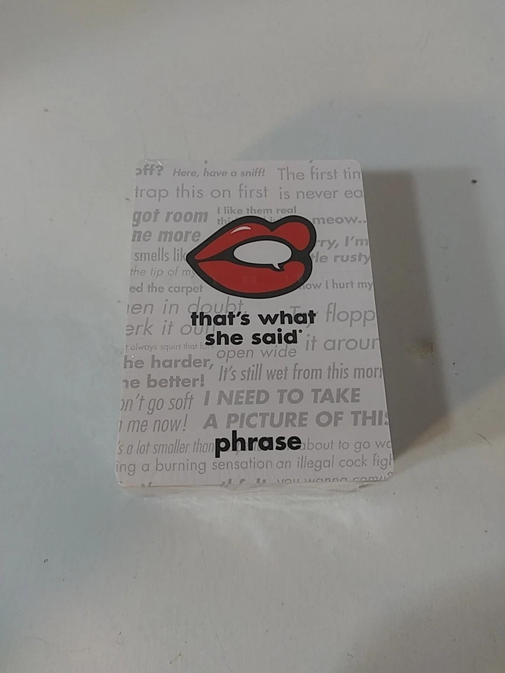 Tarjetas de repuesto Thats What She Said 100 tarjetas selladas edad 17+ Foto 1 de 1