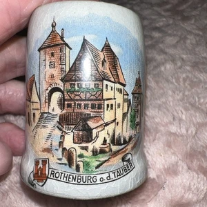 3 einzigartige Vintage German Stein Schnapsgläser 2" - Bild 1 von 6