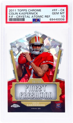2011 Topps Chrome Colin Kaepernick /50 PSA 10 Rookie RC - Image 1 of 2