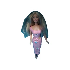 Barbie Pink Floral Dres 2001 Cool Clips Barbie doll - Picture 1 of 9
