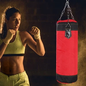 Bolsa de arena de entrenamiento vacía para perforar y karate - Imagen 1 de 9