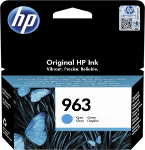 Cartucho de tinta original HP 3JA23AE 963, cian, paquete único - Imagen 1 de 3