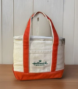 Hallmark Movies Canvas Thermo Kühltasche Tasche Orange Neu - Bild 1 von 10