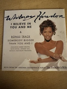 WHITNEY HOUSTON I BELIEVE IN YOU AND ME 2 Tr. CD Cardsleeve - Bild 1 von 3