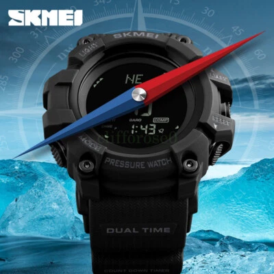 SKMEI 1358 Men's Altimeter Weather Forecast Compass Sports Electronic Watch - image 1 of 4