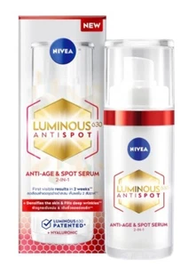 Nivea Luminous 630 Anti Spot 2-in-1 Anti-Age & Spot Serum Face Skin 30 ml. - Picture 1 of 3