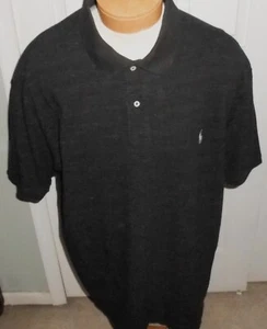 RALPH LAUREN MENS POLO GOLF SHIRT 3XLT SHORT SLEEVE BLACK - Picture 1 of 3