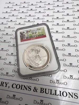 Australia ELIZABETH II 1oz  2015 P S$1 Silver Koala NGC Proof MS70 UC Australian - Image 1 of 4