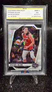 2024 Panini WNBA Prizm STEFANIE DOLSON *WHITE ICE PRIZM* /35 graded OCG 9.5 - Picture 1 of 2