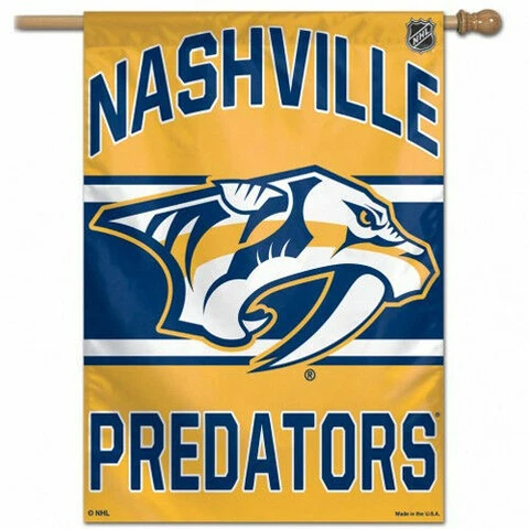 Nashville Predators 28 X 40" Vertical Flag / Banner Indoor / Outdoor One Sided Cover