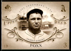 2005 SP Legendary Cuts Jimmie Foxx #39 Philadelphia Athletics - Picture 1 of 2