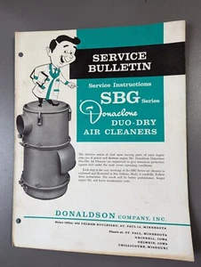 1961 Donaldson SBG Series Donaclone Duo-Dry Air Cleaners Brochure - Picture 1 of 4
