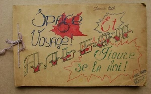 Album da disegno ucraino sovietico URSS vintage viaggio spaziale guerre stellari anni 80 - Foto 1 di 17