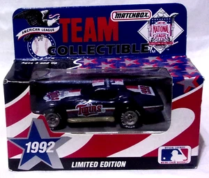 MJ7 Matchbox/WR - 1992 Team Collectible - Chevrolet Corvette - Azul - Gemelos - Imagen 1 de 6