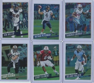 2017 Panini Prestige 6 Xtra Points Parallel Card Lot Inc. Miller, Peterman RC - Bild 1 von 2