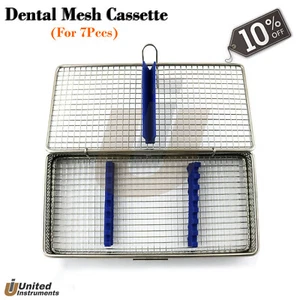 Cassetta Rete Dentale Per Porta Strumenti Sterilizzazione Auto Clave Vassoio Rack - Foto 1 di 3