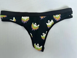 Nuevo MeUndies FAB-BOO-LOUS Tanga Negro Fantasma NUEVO Halloween Talla XS - Imagen 1 de 4