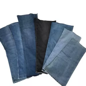 7 Denim Jean Legs Craft Quilt Upcycle - Picture 1 of 6