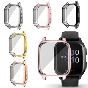 Protective Case For Garmin Venu Sq Smart Watch Plating TPU Soft Cover Full Cases - Picture 1 of 18