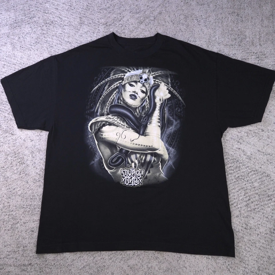 Camiseta Dyse One Para Hombres 2XL Azteca Chicano Arte Graffiti Manga Corta Gráfico Camiseta Foto 1 de 4