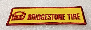 Vintage Bridgestone Tires & Rubber Co. Mitarbeiter Stoff Mütze Patch Neu NOS 70er Jahre - Bild 1 von 3