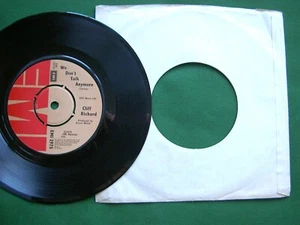 CLIFF RICHARD - WE DON'T TALK ANYMORE. 7" SINGLE. (ORIGINAL U.K. SINGLE). - Picture 1 of 1