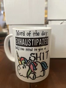FUNNY UNICORN GIFT MUG FUNNY OFFICE MUG 15 OZ - Picture 1 of 3