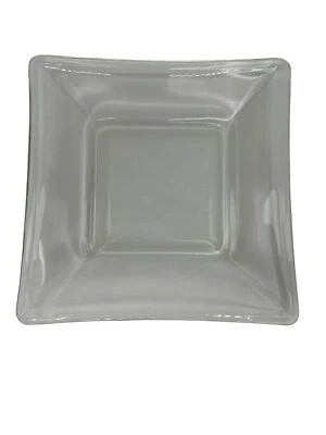 Plates Clear Glass Square Style - Image 1 of 4