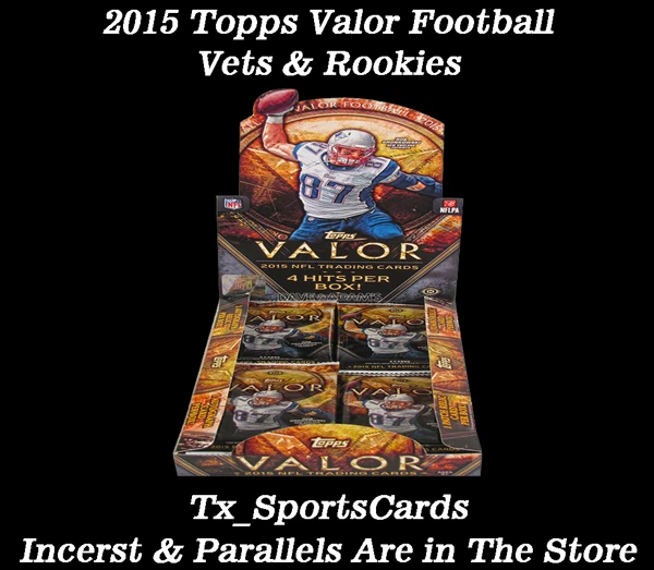 2015 Topps Valor🏈Complete Your Set🏈Vets & Rookies🏈Pick Your Player - Image 1 of 1