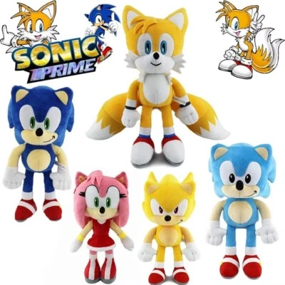 BRANDED Sonic The Hedgehog Soft Plush Toy Cartoon Stuffed Doll Kids Birthday 30cm Gift