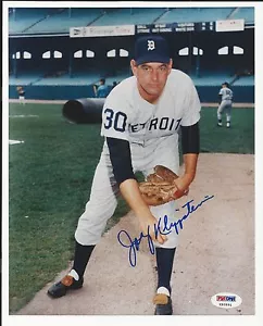 Johnny Klippstein Tigers Signed Auto 8x10 Photo PSA/DNA Certified Autograph - Picture 1 of 1