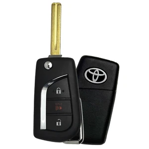 Mando a distancia sin llave abatible original OEM de fábrica Toyota 2019-24 Rav4 GQ4-73T hoja sin cortar - Imagen 1 de 3