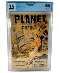 Fiction House PLANET COMICS (1948) #57 GGA Cover Matt BAKER Art CGC CBCS 3.5 - Picture 1 of 3