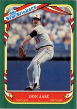 1987 Fleer Star Stickers BB Card #'s 1-132 (A6739) - You Pick - 10+ FREE SHIP