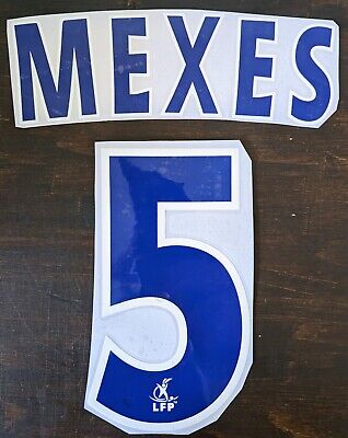 Nameset / Flocage Mexes #5 AJA Home  2002 - 2004 Ligue 1 • 15.99€