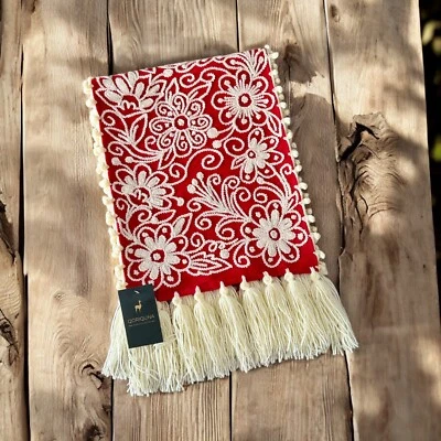 Hand-woven runner from Ayacucho, Peru |Table runner flowery Ayacucho|Boho runner - Image 1 of 4