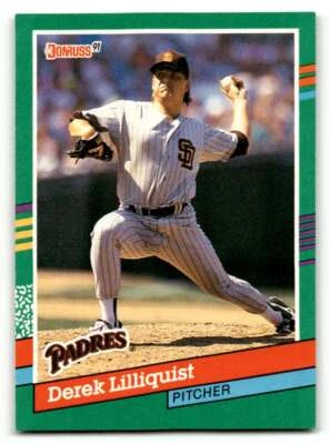 1991 Donruss #570 Derek Lilliquist    San Diego Padres Baseball Cards E ID:55316 - Image 1 of 2