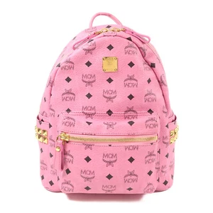 MCM GHW Rucksack/Backpack Leather Pink - Picture 1 of 12