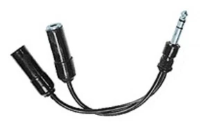 1 PIEZA - CABLE TIPO Y - 1/4"" ESTÉREO MASCULINO A 2 x 1/4"" CONECTORES ESTÉREO MASCULINO # CAY-6 - Imagen 1 de 2