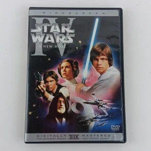 Star Wars Episode IV A New Hope DVD Authentic Widescreen THX - Picture 1 of 6