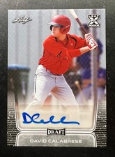2020 Leaf Draft Retail Autographs David Calabrese #4