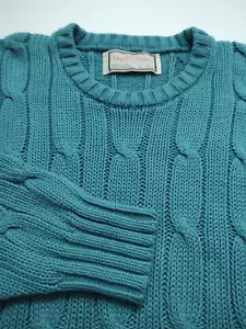 ALAN PAINE donna SPESSA PESANTE 100% cotone taglia 42 maglia a cavo MADE IN ENGLAND - Foto 1 di 5