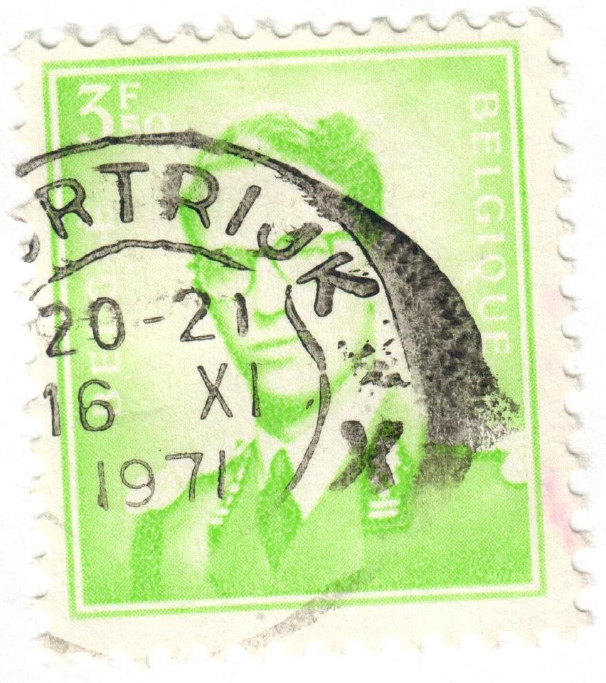 Bélgica - 1958 - Rey Baudouin - Nuevos valores - 3,50 Fr - Usado - #1 Foto 1 de 1