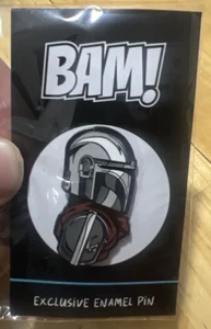 ¡MIP-BAM! The Mandalorian"" Exclusivo Pin de Esmalte/Lanzamiento Limitado Único - Imagen 1 de 2